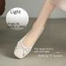 【Full Leather Inside And Out, Soft Sole And Soft Upper】Cameido 2025 Autumn Pearlized Lamb Leather Bow Flat Single Shoes_vogvips.com