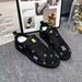 Unisex Red Soled Studded Sneakers Trendy Hong Kong Style Matching Couple's Canvas Shoes Casual Sports Must-Have Fashion Accessory_vogvips.com