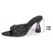Women's Sexy Pointed Toe High Heels Sequined Crystal Heel Sandals European And American Style Plus Size Summer_vogvips.com