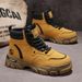 European Warm Series Leather Autumn Winter New Style Yellow Fashion Thick Sole Height Increasing Outdoor Sports Motorcycle Martin Men's Boots_vogvips.com