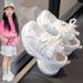Children's White Sneakers, Lightweight Mesh Performance Girls' Sports New Summer Models, Student Running Sh, Boys'_vogvips.com