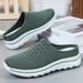 Women' Half Slipper Summer New Soft Sole Comfortable Slip-On Caual Veratile Breathable Odor-Free Fahion Single_vogvips.com