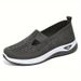 Shoes Women In Summer, Women's Old Beijing Cloth Fly Woven Breathable Shoes, One Foot Shoes For Mothers_vogvips.com