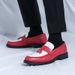 New Fashion Genuine Leather Tassel Business Casual Loafer Shoes For Men Black Business Formal Leather Shoes For Daily Office Casual Men's Shoes For Dr_vogvips.com