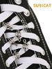 6-piece Gothic Hip Hop Musical Note Double-Sided Decorative Accessories Set, DIY Home Decor And Crafts, Shoe DIY Decorations, Halloween_vogvips.com