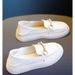 2025 New Women's White Loafers Summer Slip-On Soft Sole Non-Slip Versatile Casual Shoes For Women_vogvips.com