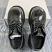 European Warm Series Gradient Color Block Derby Autumn Winter New Men's High-End Thick-Soled Trendy Shoes Height-Increasing Low-Top Punk_vogvips.com