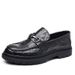 New Releases In December Spring New Formal Breathable Non-Slip Genuine Leather Thick-Soled Loafers Men's Business Casual Shoes_vogvips.com