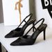 312-2 European And American Style High-End Banquet Heel Stiletto Shallow Bowknot Hollow Back Strap Ultra High Heel_vogvips.com