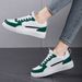 Men's Summer Breathable Trendy Versatile Casual Sneakers For Teenagers Non-Slip Sports Thick-Soled White Shoes_vogvips.com