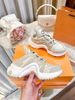 Dad Sneakers For Women Spring Summer L Family V New Versatile Thick Soled Inside Height Increasing Lace Up_vogvips.com