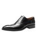 Summer Blok Business Dress Leather Men's Pointed Korean Edition British Casual Black Wedding Shoes_vogvips.com