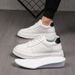 Men's Breathable Embossed Invisible Inner Heightening Platform White Shoes Men's Sports And Leisure Board Shoes_vogvips.com