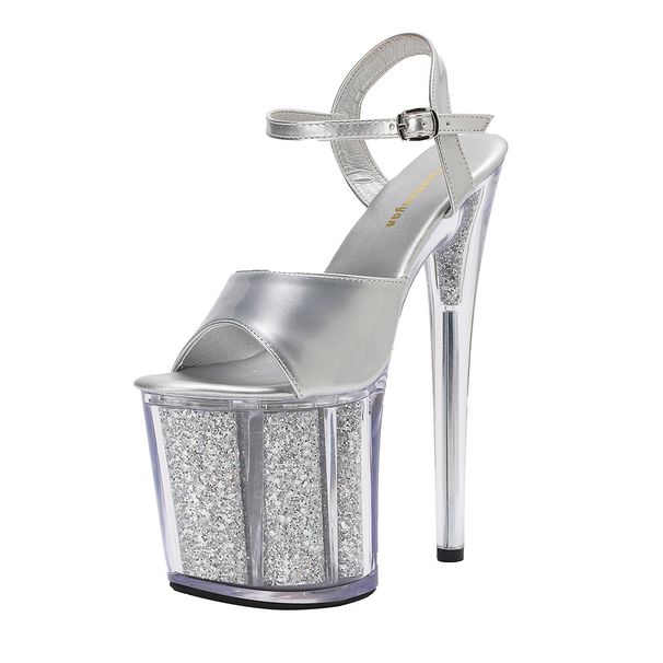 Summernew Arrival Women's Sandals Hate Sky High Heels Waterproof Platform Fish Mouth Shoes Plus Size Shoes High Heels_vogvips.com