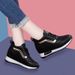 Hot Sale Hidden Heel Women's Casual Fashion High Quality 2025 New Leather Korean Version Thick Bottom Women Sports Shoes_vogvips.com