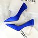 2993-1 Korean Style Fashion Transparent Crystal Heel Satin Shallow Pointed Toe Sexy High Heels Wedding Women's Single_vogvips.com