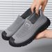 Soft Sole Comfortable Middle-aged And Elderly Father Shoes One Pedal Light Breathable Casual Loafers Men's Shoes_vogvips.com