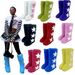 Women's Winter Fur Fox Snow Boots With Imitation Raccoon Fur Boots, High Boots_vogvips.com
