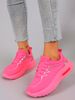 Spring And Autumn New Product Women's Candy Color Simple, Comfortable, Breathable, Wear Resistant Lace Up Sports Shoes_vogvips.com