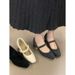 2025 New French Plush Mary Jane Shoes 2025 Autumn/Winter Warm High Heels Single Shoes Hairy Shoes_vogvips.com