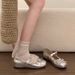 Bowknot Lace-Trimmed Mary Jane For Women 2026 Summer New Versatile Height-Increasing Ballet-Style Small Leather Shoes_vogvips.com