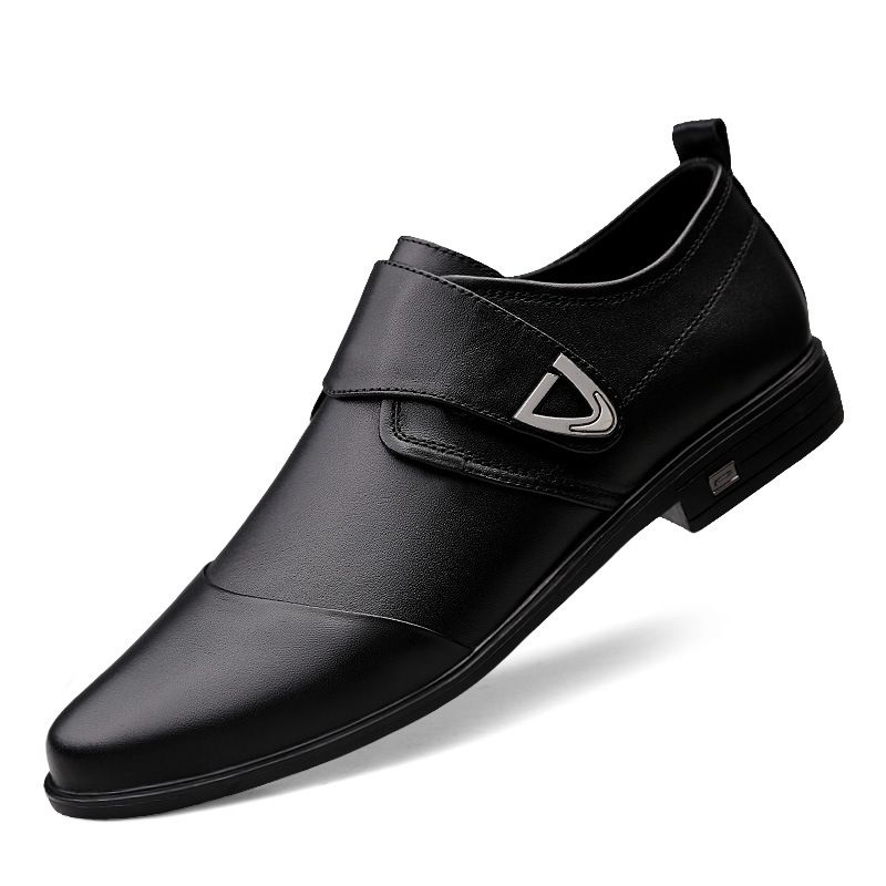 First Layer Men's Shoes Men's Leather Shoes Soft Sole Soft Surface Lazy Foot Casual Leather Shoes Men_vogvips.com