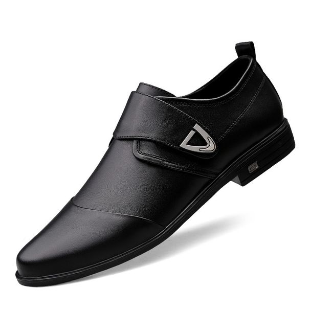 First Layer Men's Shoes Men's Leather Shoes Soft Sole Soft Surface Lazy Foot Casual Leather Shoes Men_vogvips.com