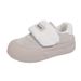 Velcro Hairy Bread Cotton New Warm White Shoes, Big Head Lazy Shoes For Outdoor Wear, Autumn And Winter_vogvips.com