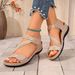 Summer New Fashion Trend Open Toes Casual For Women's Comfortable Wedge Heeled Roman Style Breathable Beach Sandals_vogvips.com