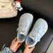 Huili WBN(JS)-2941 Women's Training Shoes 2025 Autumn New Model Velcro Lightweight Sports White Shoes_vogvips.com