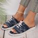 Women's Shoes Large Size Slippers For Women Summer Lace Up Fish Mouth Women's Shoes_vogvips.com