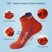 Men's Mesh Short Socks, 6 Pairs Sweat Absorbent Anti-Odor Breathable Socks For Running Basketball Sports_vogvips.com