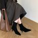 Pointed Toe High Ankle For Women 2025 Autumn Winter Elegant Thin Heel Stylish Stretch Sock New Slim Boots_vogvips.com