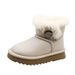Children's Shoes Winter New Children's Fashion Furry Snow Boots College Students Thickened Cotton Shoes Children's Shoes_vogvips.com