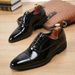 Leather Three Joint 2025 New Model Increased Height Inside, Business Men's For Formal Wear, Soft Soled Oxford Shoes With_vogvips.com