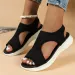 Women Shoes 2024 New Mesh Summer Platform Sandals Women Open Toe Wedge Sandals Ladies Light Casual Shoes Zapatillas Muje_vogvips.com
