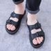 Euro Step Summer Men's Slippers Non-Slip Magic Tape Fashion Sandals 2025 New Outdoor Soft Sole One-Word Shoes For Men_vogvips.com