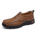 Large-Sized Handcrafted Casual Shoes, Anti-Slip And Wear-Resistant Outdoor Work Shoes, Breathable Low-Top One-Foot Men's_vogvips.com