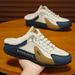 Plus Size Men's Slip-On Cotton Shoes Home Shoes Men's Winter Warm Fleece Casual Shoes_vogvips.com
