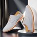 Suitable For All Seasons Autumn New Casual Suede Leather Lace-up Trendy Large Size Men's Single Shoes_vogvips.com