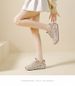 Summer Women's Shoes New Soft-soled Lightweight Mesh Breathable Sports Shoes Versatile Casual Thin White Shoes Dad Trendy Shoes_vogvips.com