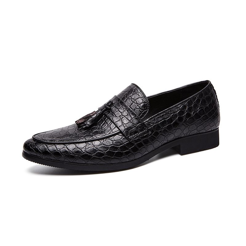 New Pointed Business Shoes Comfortable Soft Leather Footwear Men Outdoor Non Slip Loafers Moccasins Casual Light Flats_vogvips.com