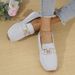 Large Size Single Shoes Women's 2026 New Four-season Sports Shoes Shallow Mouth Fashion Women's Single Shoes Size 43_vogvips.com