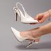 WEIBENA Women's Rhinestone Stiletto Heels Open Back Party Wedding Dress Shoes With Ankle Straps_vogvips.com
