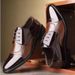 Formal men's leather shoes men's pointed black British business Youth increased casual shoes breathable soft a generation of hair_vogvips.com