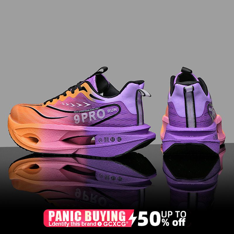 Running Shoes Carbon Board Speciality Marathon Men Sports Breathable Lightweight Women's Comfortable Athletic Nonskid Sneakers_vogvips.com