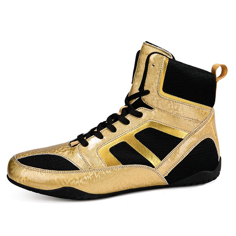 New Boxing Shoes Indoor Training Shoes Fighting Competition Shoes Large Size Fighting Shoes Squat Shoes_vogvips.com