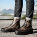 European Warm Series Autumn Winter New High-top Martin High-tube Vintage British Style Large Size Thick-soled Height-increasing Padded Men's_vogvips.com