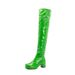 2023 Autumn Winter High Slimming Personality Versatile Candy Color Chunky Heel Patent Leather Long Tube Over-the-Knee_vogvips.com