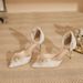 Women's Shoes Wedding Party French Temperament Bridal Shoes Banquet Classic Style Elegant Basics Casual Business Wedding Party Chinese Style_vogvips.com